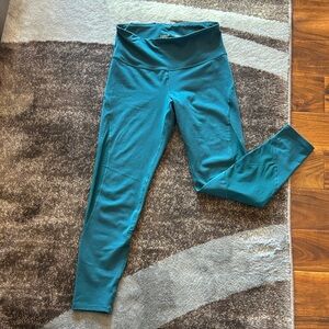 Old Navy Vibrant Teal High-Waisted Leggings